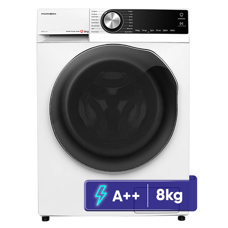 ماشین لباسشویی 8 کیلوگرم اتوماتیک پاکشوما مدل U-8