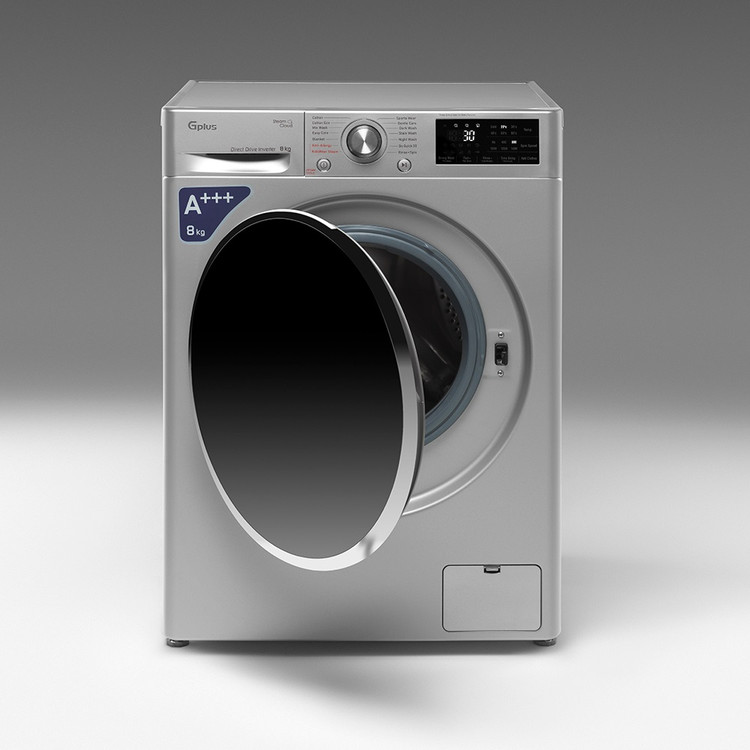 ماشین لباسشویی 8 کیلوگرم اتوماتیک جی پلاس مدل GWM-R808W