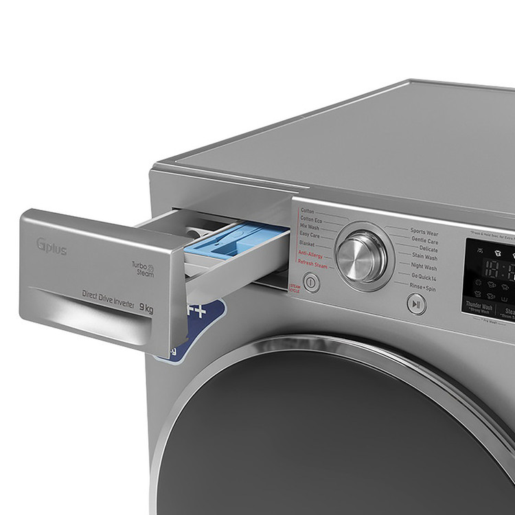 ماشین لباسشویی 9 کیلوگرم اتوماتیک جی پلاس مدل GWM-R909