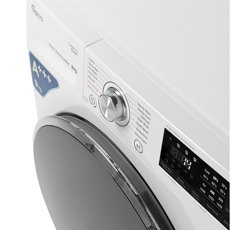 ماشین لباسشویی 9 کیلوگرم اتوماتیک جی پلاس مدل GWM-R909