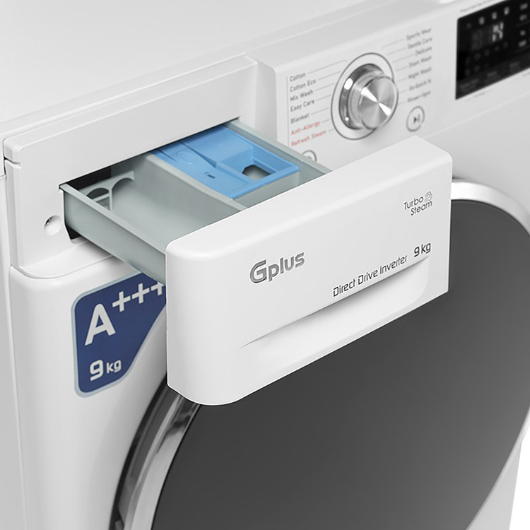 ماشین لباسشویی 9 کیلوگرم اتوماتیک جی پلاس مدل GWM-R909